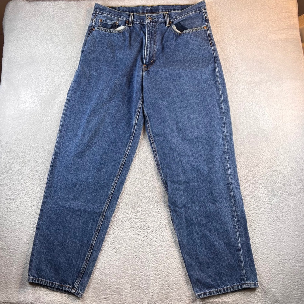 Levis 560 Loose Fit Tapered Leg Jeans Mens 38x34 Blue Medium Wash 00560-4886